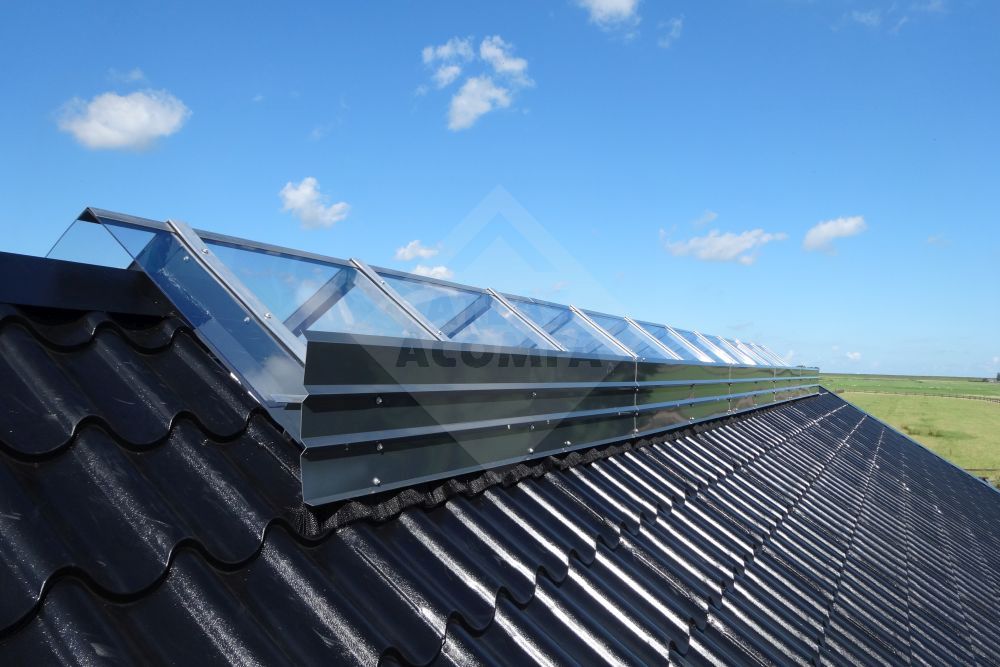 ISO Ventilatienok Opaal Polycarbonaat 05