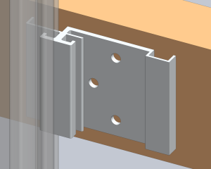 Modulit 511LP iso in 50 paneelankerdetail