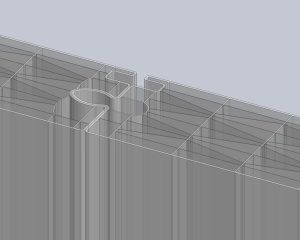 Modulit 511LP iso in 55 PCpaneeldetail