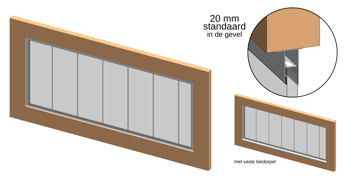 Modulit Gevel 20mm