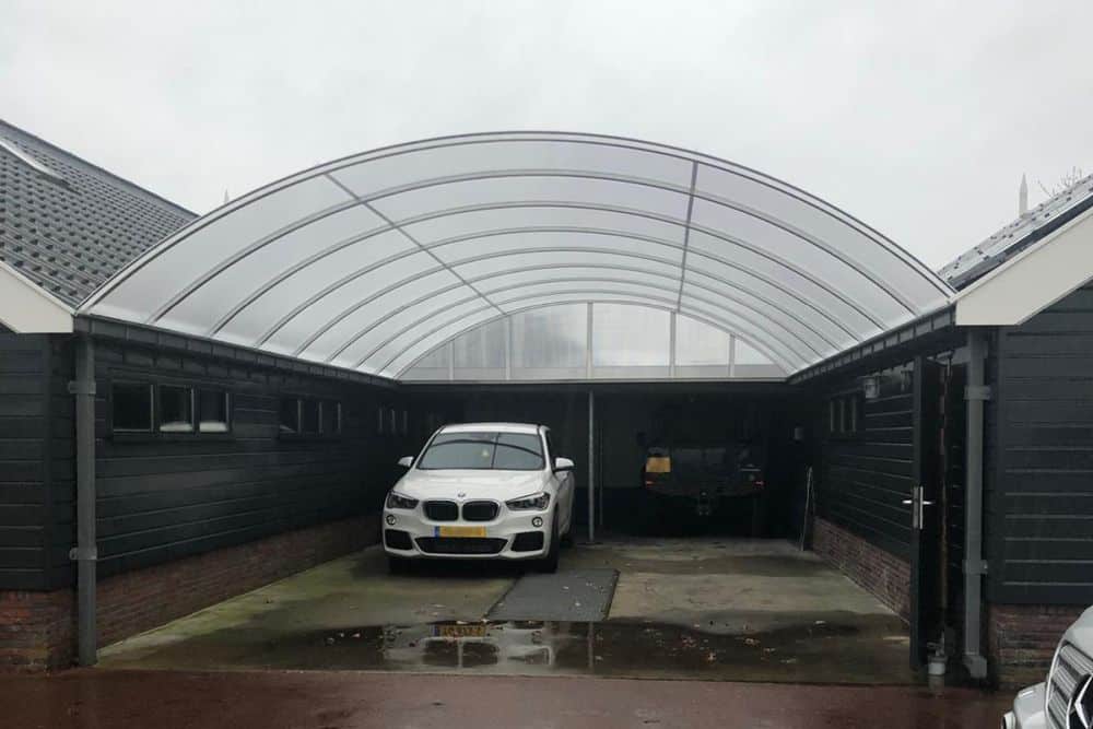 Daglichtconstructie carport